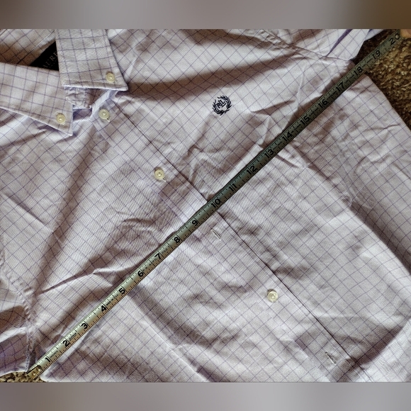 Ralph Lauren Youth Lavender Plaid Button Down Shirt NWOT - Picture 8 of 13